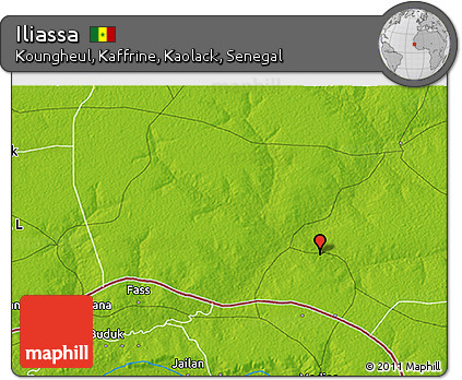 Physical 3D Map of Iliassa
