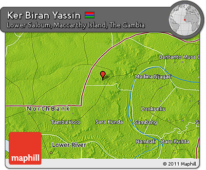 Physical 3D Map of Ker Biran Yassin