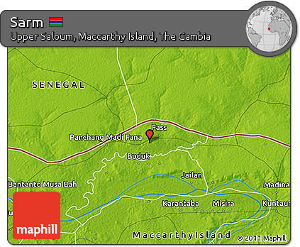 Physical 3D Map of Sarm