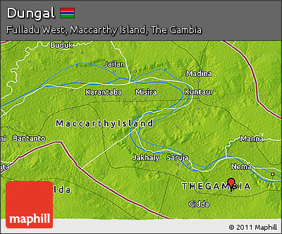 Physical 3D Map of Dungal