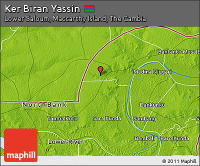Physical 3D Map of Ker Biran Yassin