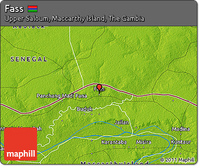Physical 3D Map of Fass