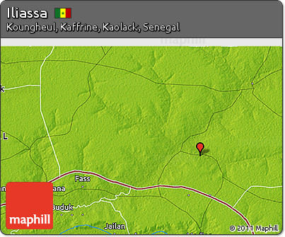 Physical 3D Map of Iliassa