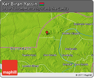 Physical 3D Map of Ker Biran Yassin