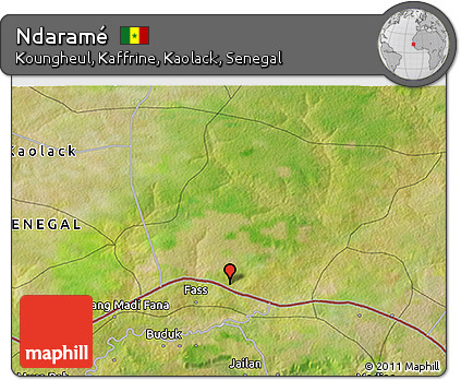 Satellite 3D Map of Ndaramé