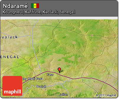 Satellite 3D Map of Ndaramé