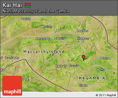 Satellite 3D Map of Kai Hai