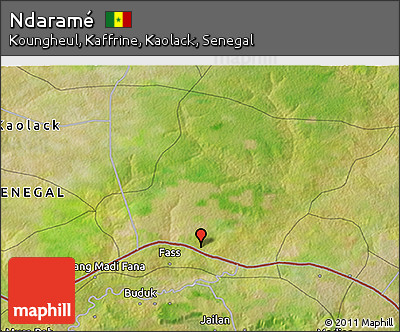 Satellite 3D Map of Ndaramé