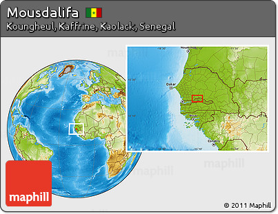 Physical Location Map of Mousdalifa