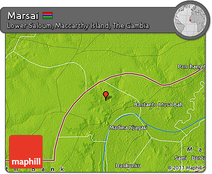 Physical Map of Marsai