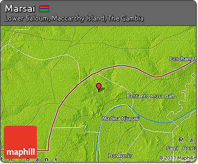 Physical Map of Marsai