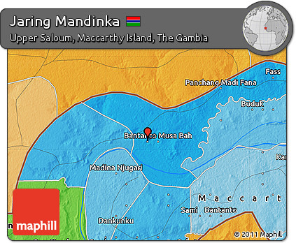 Political Map of Jaring Mandinka