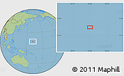 Savanna Style Location Map of the area around 13° 44' 54" N, 161° 34' 29" E