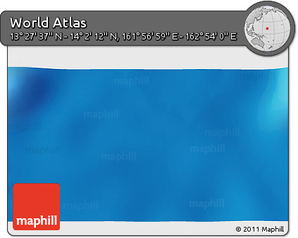 Physical 3D Map of the Area around 13° 44' 54" N, 162° 25' 30" E
