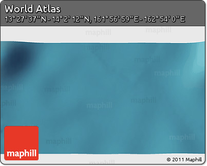 Satellite 3D Map of the Area around 13° 44' 54" N, 162° 25' 30" E