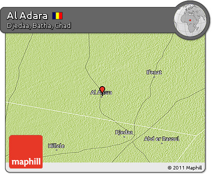Physical 3D Map of Al Adara