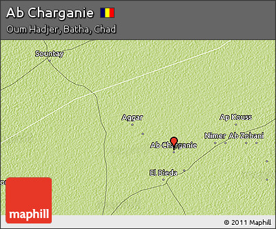Physical 3D Map of Ab Charganie
