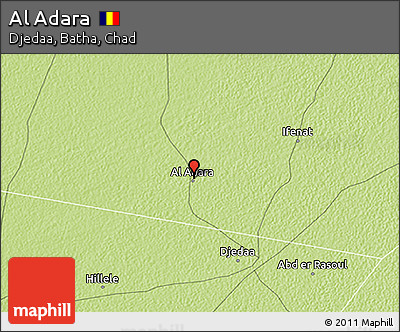 Physical 3D Map of Al Adara