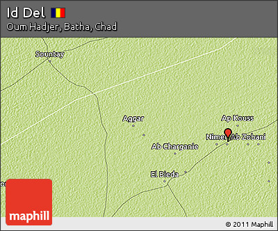 Physical 3D Map of Id Del