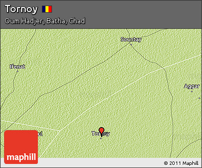 Physical 3D Map of Tornoy