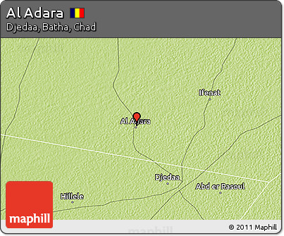 Physical 3D Map of Al Adara
