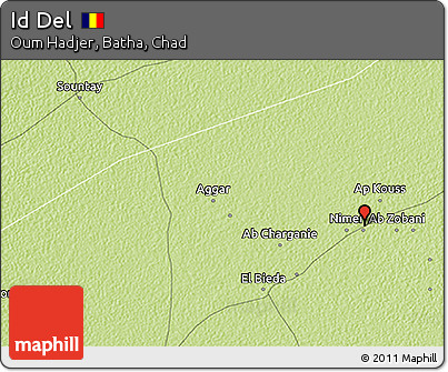 Physical 3D Map of Id Del