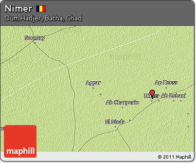 Physical 3D Map of Nimer
