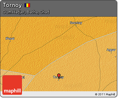 Political 3D Map of Tornoy