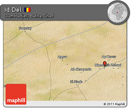 Satellite 3D Map of Id Del