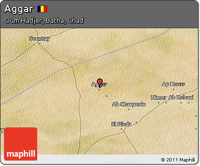 Satellite 3D Map of Aggar