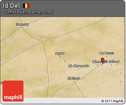 Satellite 3D Map of Id Del