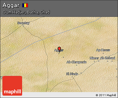 Satellite 3D Map of Aggar