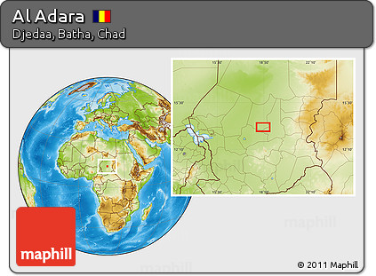 Physical Location Map of Al Adara
