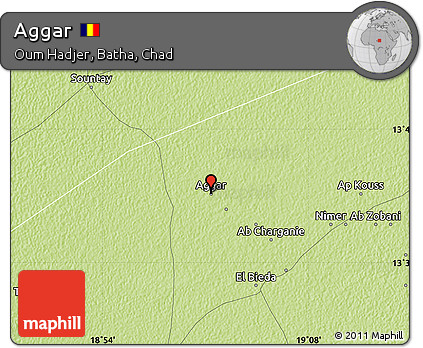 Physical Map of Aggar