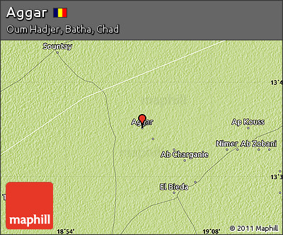 Physical Map of Aggar