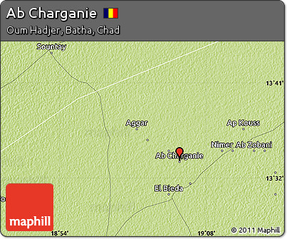 Physical Map of Ab Charganie