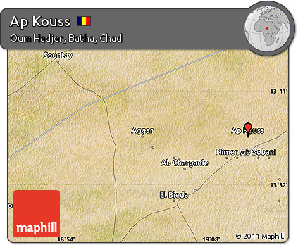 Satellite Map of Ap Kouss