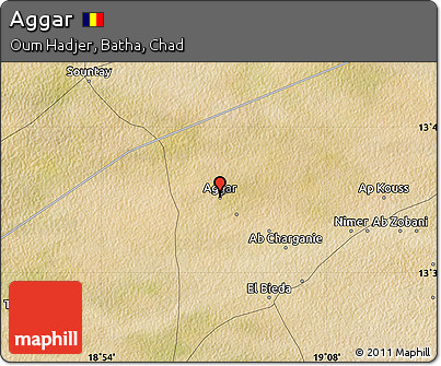 Satellite Map of Aggar