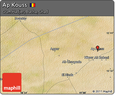 Satellite Map of Ap Kouss