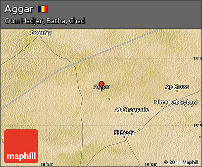 Satellite Map of Aggar