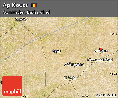Satellite Map of Ap Kouss