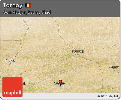 Satellite Panoramic Map of Tornoy