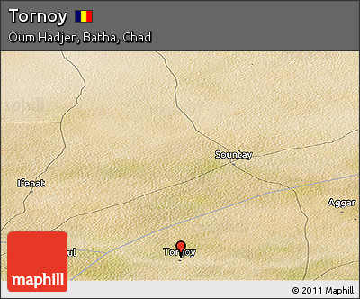 Satellite Panoramic Map of Tornoy