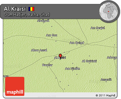 Physical 3D Map of Al Kiaisi