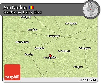 Physical 3D Map of Am Nielim
