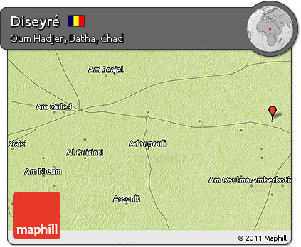 Physical 3D Map of Diseyré