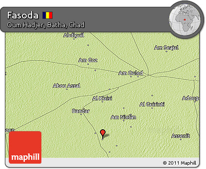 Physical 3D Map of Fasoda