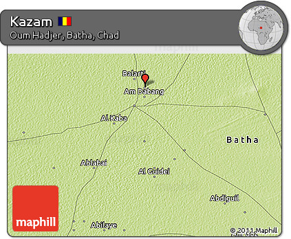 Physical 3D Map of Kazam