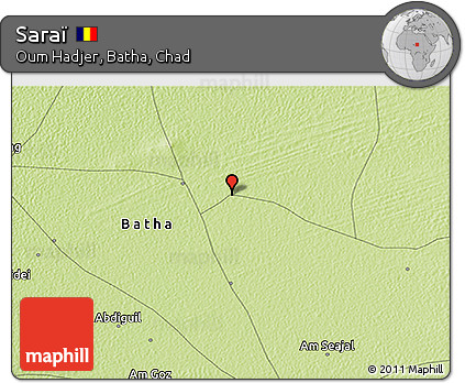 Physical 3D Map of Saraï