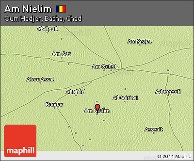 Physical 3D Map of Am Nielim